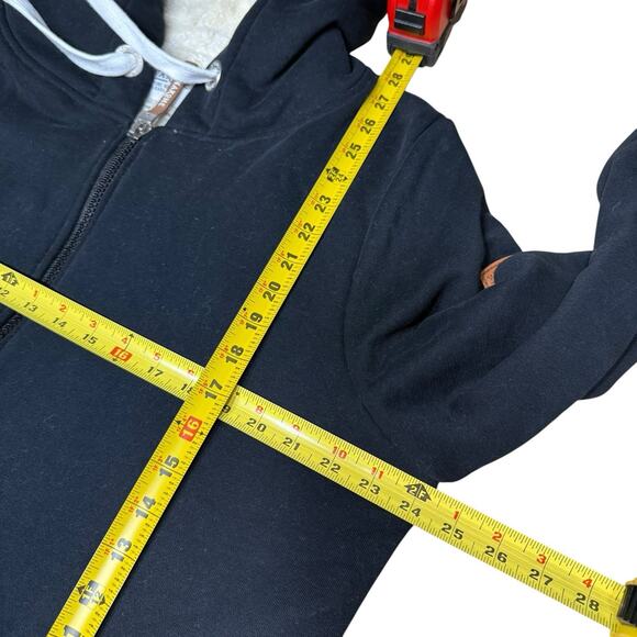 Wanakome Cassie Hoodie Black 2XL XXL Sherpa Lined Heavyweight Full Zip Women's - Picture 12 of 13